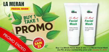 Buy 1 Take 1 La Merah Facial Wash