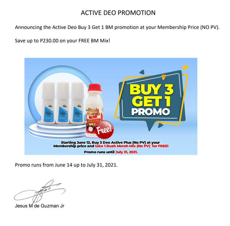 ACTIVE DEO B3T1