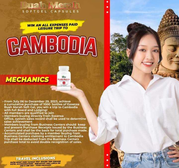 WIN a FREE TRIP to CAMBODIA!